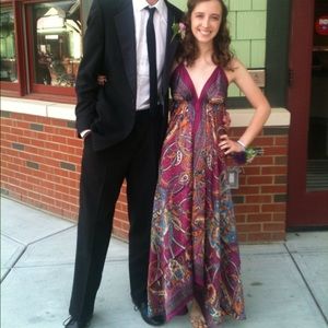 Earthbound hippie silk dress ✨